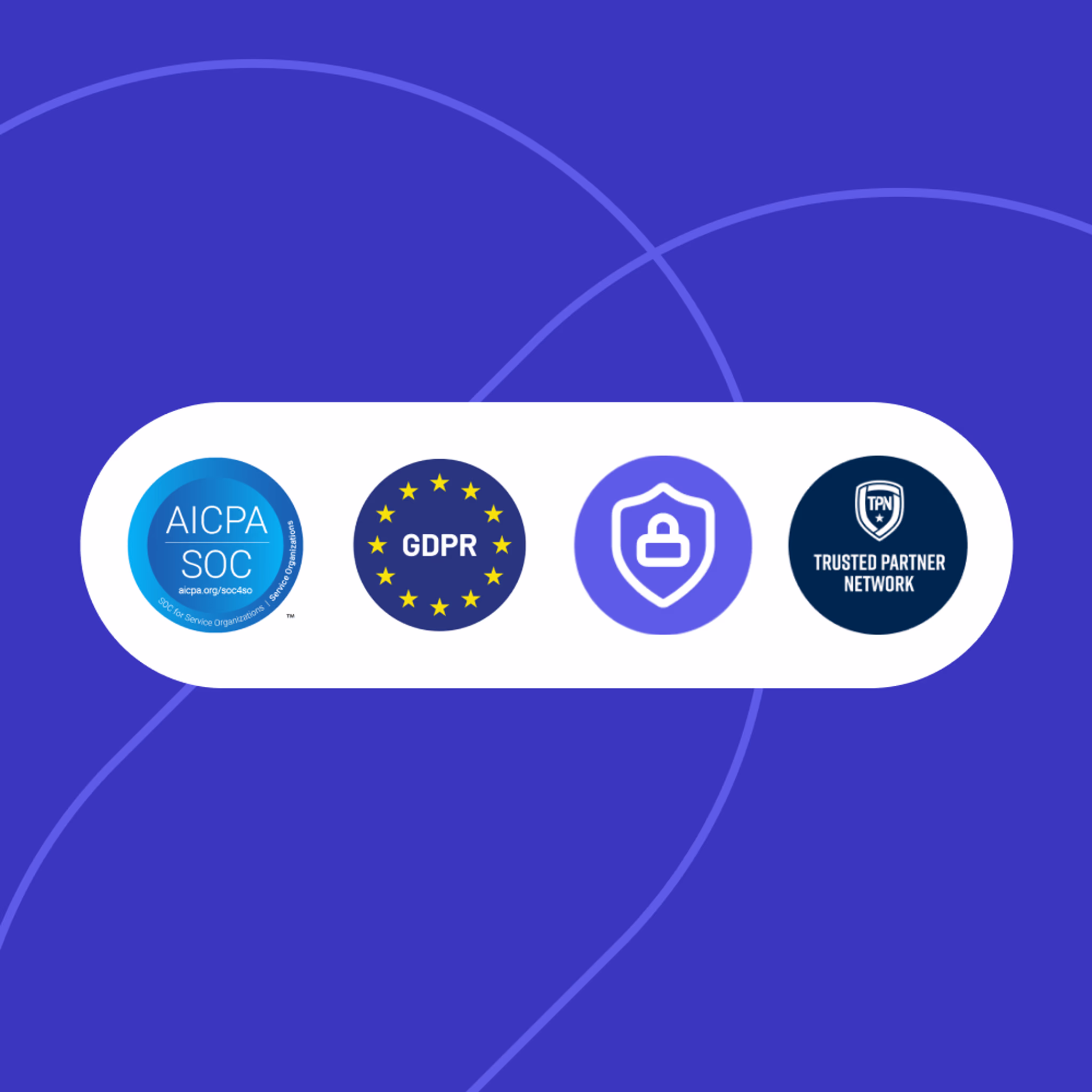 Enterprise-grade security badges