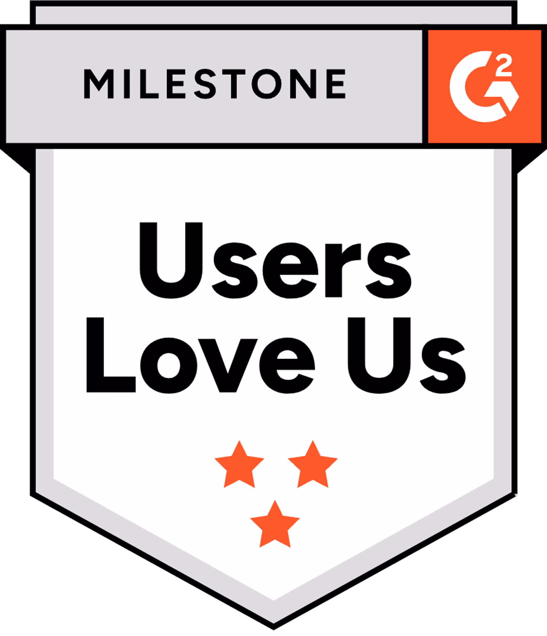 G2 Users Love Us badge