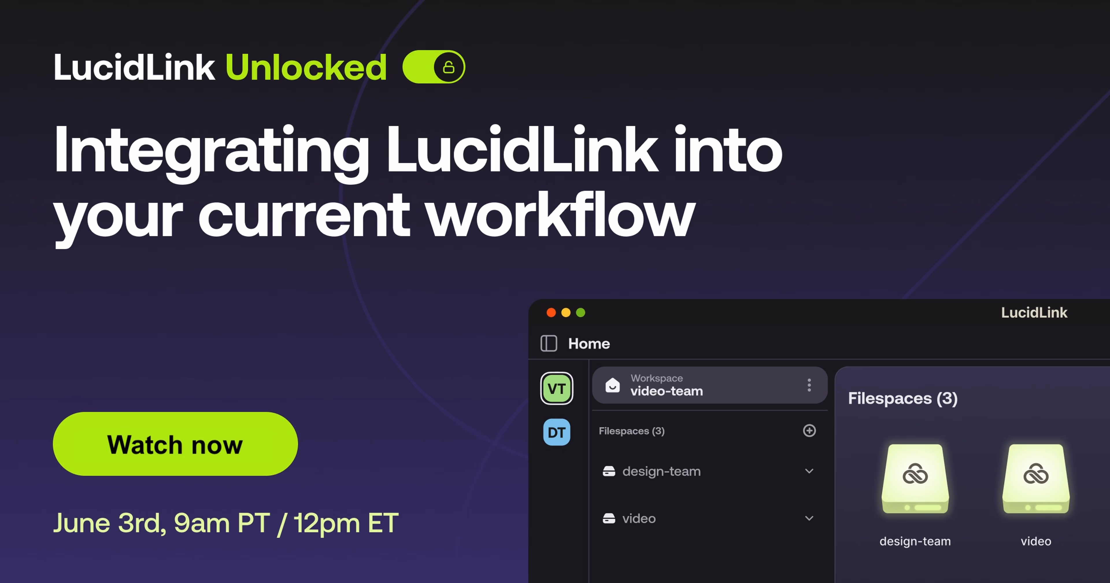 Integrating LucidLink into your current workflow
